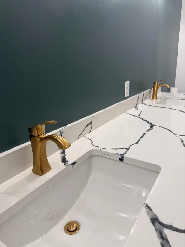 Bathroom faucet install by Duck Duck Plumbing