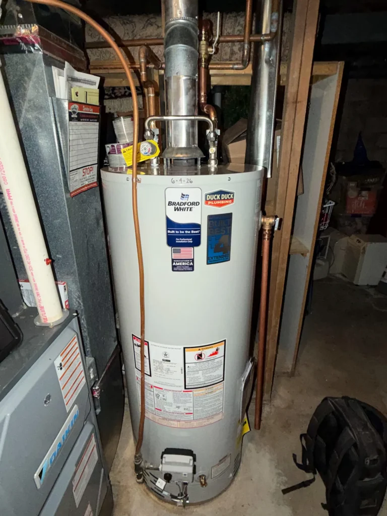Bradford White water heater by Duck Duck Plumbing