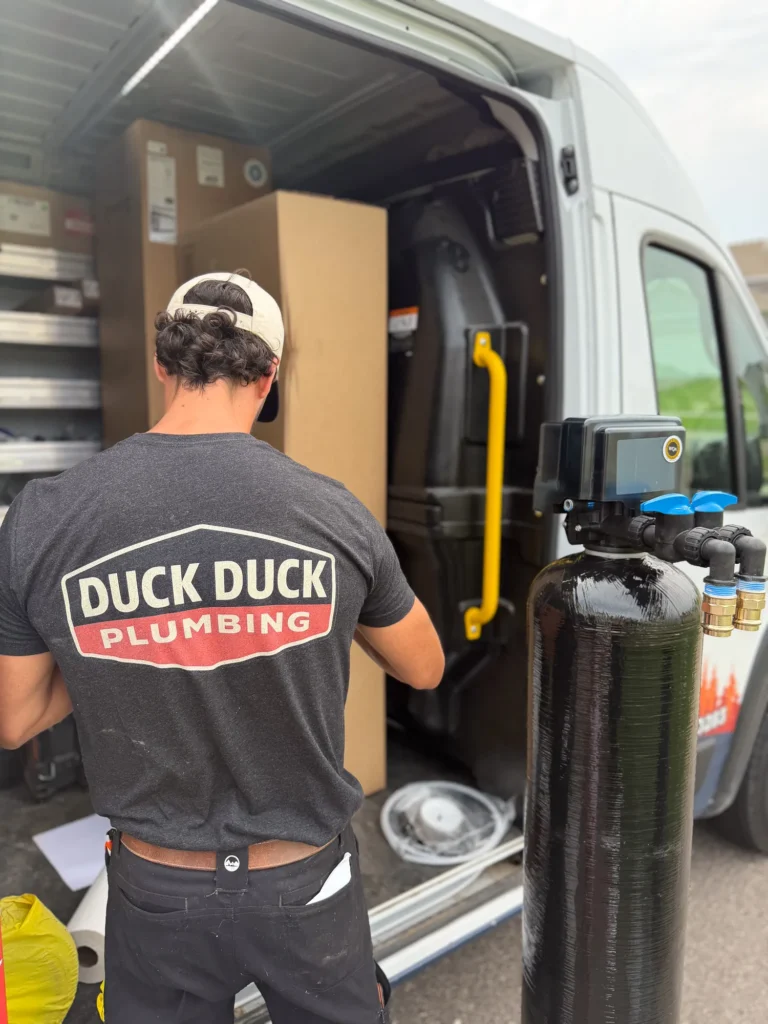 Prepping a softener by Duck Duck Plumbing