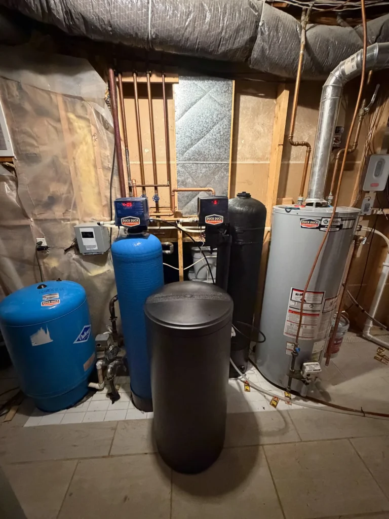 Well water softener and filter by Duck Duck Plumbing